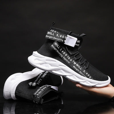 BIGFIRSE Men Sneakers  Outdoor Flyknit Breathable Trend Shoes For Man Loafers New  Zapatos Hombre Fashion Shoes For Men Lace-up